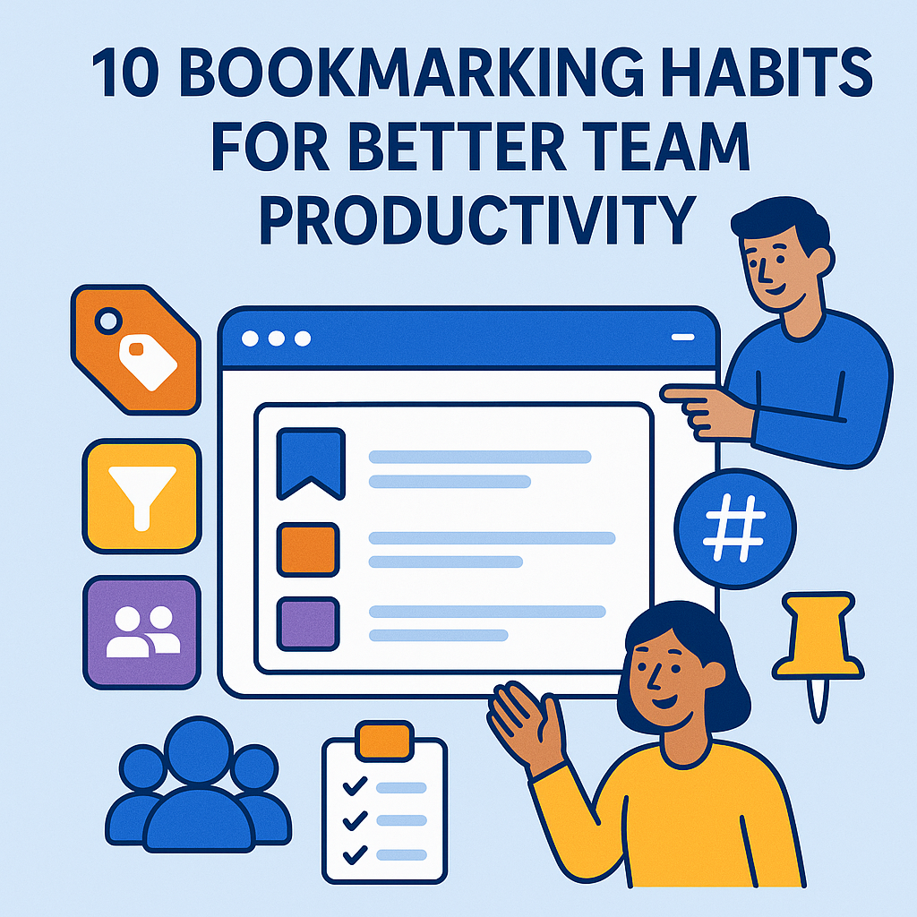 Bookmarking Habits for Team Productivity – Linkinize Blog Visual